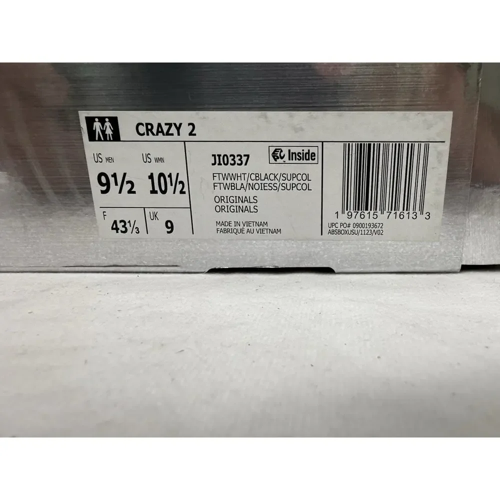 Size 9.5 - adidas Crazy 2 2025 All-Star